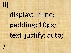 li css example code